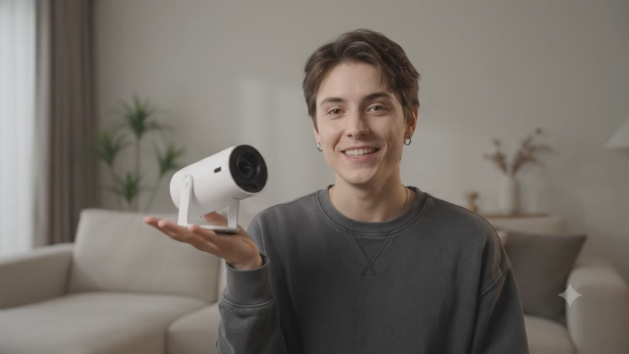 HY300 Pro Portable Projector — Android 14, Wi-Fi 6, 290 ANSI, 8K Support